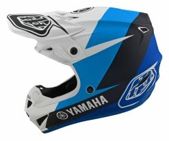Troy Lee Designs Troy Lee Youth SE4 Polyacrylite Yamaha L4 Helmet -Bell Sales Store troy lee se4 polyacrylite yamaha l4 helmet white blue black 3
