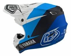 Troy Lee Designs Troy Lee Youth SE4 Polyacrylite Yamaha L4 Helmet -Bell Sales Store troy lee se4 polyacrylite yamaha l4 helmet white blue black 4