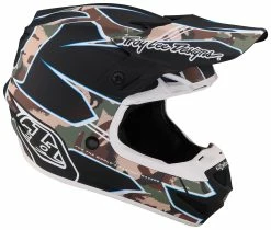Troy Lee Designs Troy Lee Youth SE4 Polyacrylite Matrix Helmet -Bell Sales Store troy lee youth se4 polyacrylite matrix helmet camo black 2