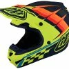 Troy Lee Designs Troy Lee Youth SE4 Polyacrylite Mips Warped Helmet