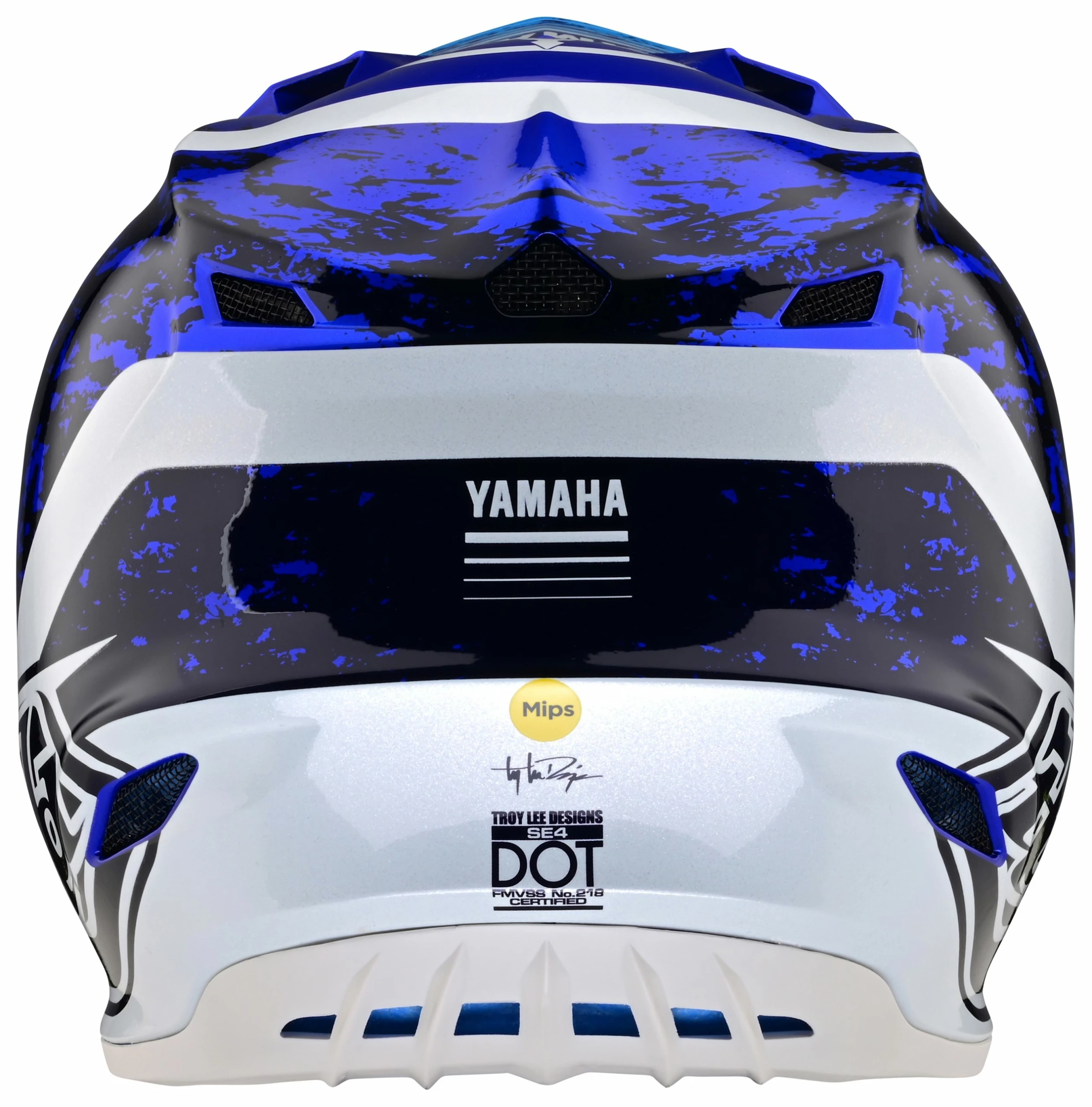 Troy Lee Designs Troy Lee SE4 Polyacrylite Yamaha Helmet 2 Troy Lee Designs Troy Lee SE4 Polyacrylite Yamaha Helmet - Image 2