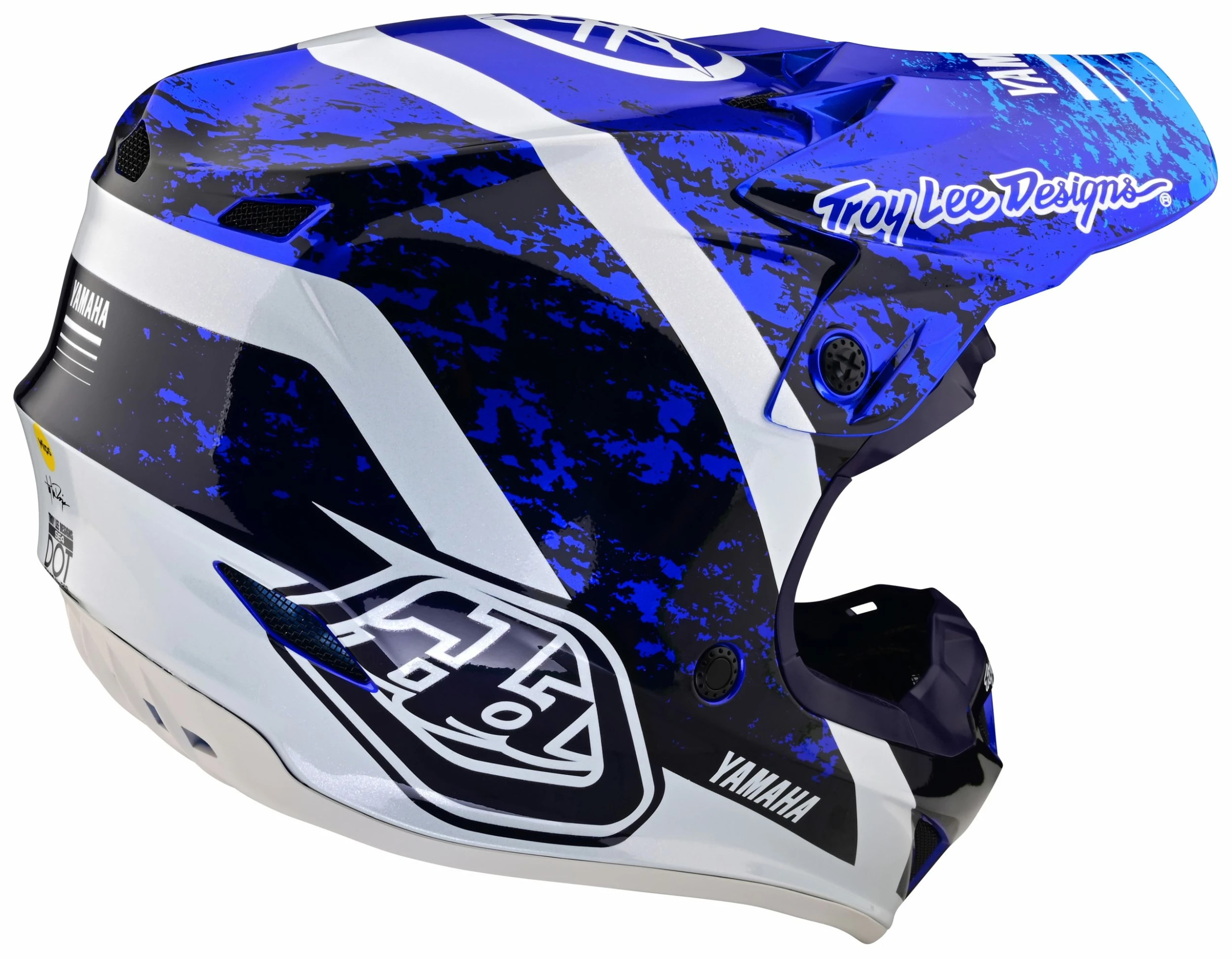 Troy Lee Designs Troy Lee SE4 Polyacrylite Yamaha Helmet 3 Troy Lee Designs Troy Lee SE4 Polyacrylite Yamaha Helmet - Image 3
